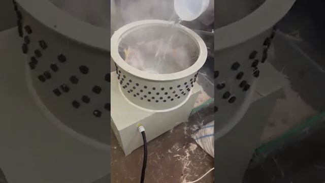 Перосъемная машина 500ПВАР с таймером. Ощип цыплят-корнишонов смотреть онлайн