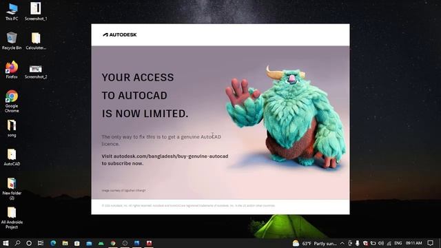 Your Access To AutoCAD is Now Limited || How to Fixit || AutoCAD Software Licence|| смотреть онлайн