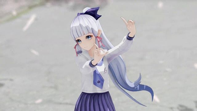 Genshin Impact Ayaka MMD - Make You Happy смотреть онлайн