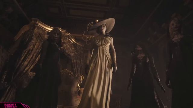 Resident Evil Village All Alcina Dimitrescu & Daughters Scenes So Far (Demo & Trailers) смотреть онлайн