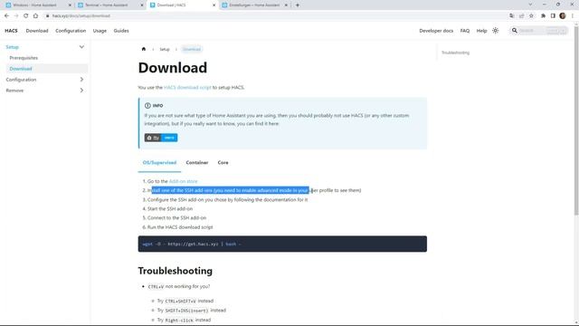 Home Assistant: HACS & Terminal installieren, schnell und einfach смотреть онлайн