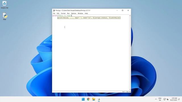 How to use the print function in Python смотреть онлайн