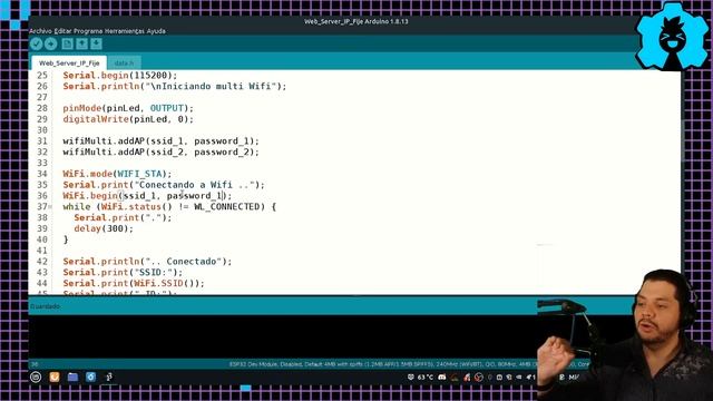 (✏️Facil) IP Estática en Web Server con ESP8266 y ESP32 смотреть онлайн