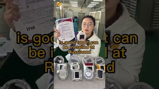 NOKIN Solar Road Stud Waterproof Grades Are IP68, And Can Work In Extreme Environments #roadstud