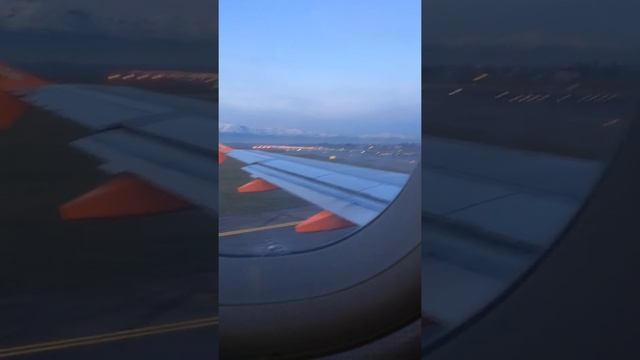 Take off from Turin airport in Italy смотреть онлайн