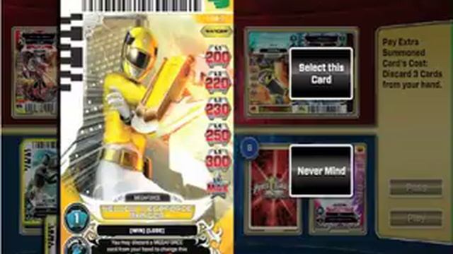 Power Rangers Action Card Game Online Gameplay смотреть онлайн