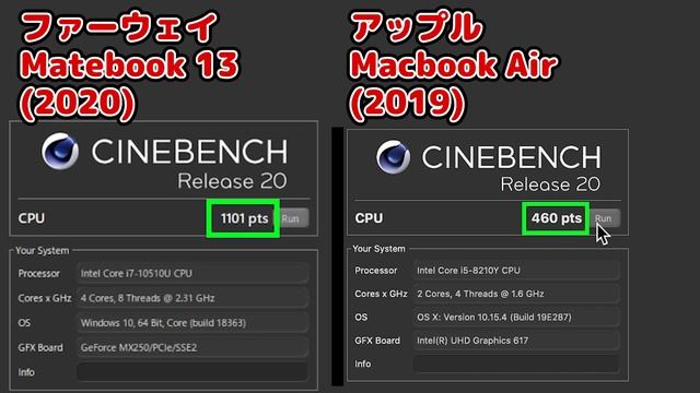 ファーウェイの最新ノートPC「MateBook 13」2020年モデルを購入　しかし意外な落とし穴が・・・ベンチマークから動画の書き出しまで一挙紹介！ смотреть онлайн