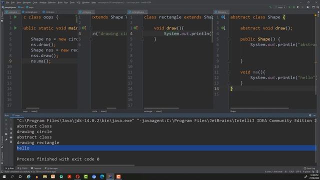 #44 Abstract Class And Interface In Java With Example