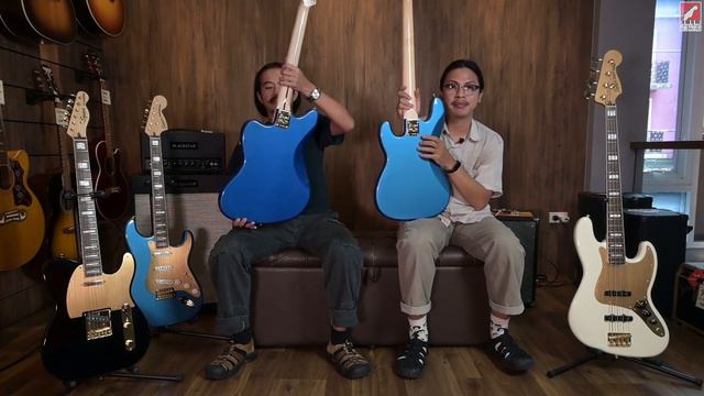 รีวิว กีตาร์ไฟฟ้า และเบสไฟฟ้า Squier 40th Anniversary Collection | เบ๊ เงียบ เส็ง смотреть онлайн