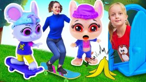 Игрушки для детей - знакомство с мышками из Маусвилль! Распаковываем игровые наборы Мышкин дом!