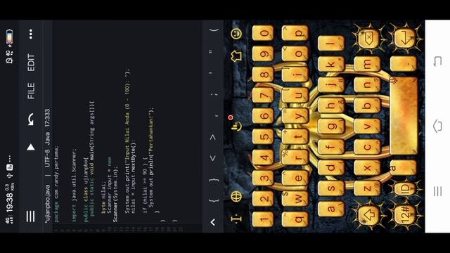 Cara Membuat Program Sederhana di Android dengan Java N-ide Menggunakan Percabangan if & else if. смотреть онлайн