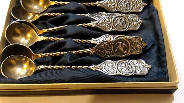 Кофейные винтажные ложки смотреть онлайн