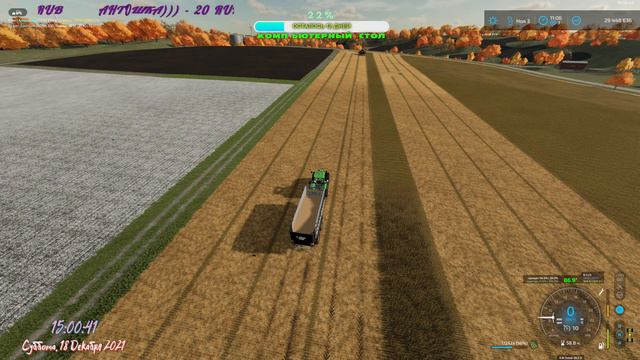 Farming Simulator 22 ELM CREEK х3 с сезонами #25(год второй, осень) смотреть онлайн