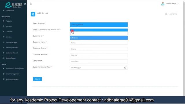 AMC & Servicing Center Management Software final year project capstone with source code in php 2021 смотреть онлайн
