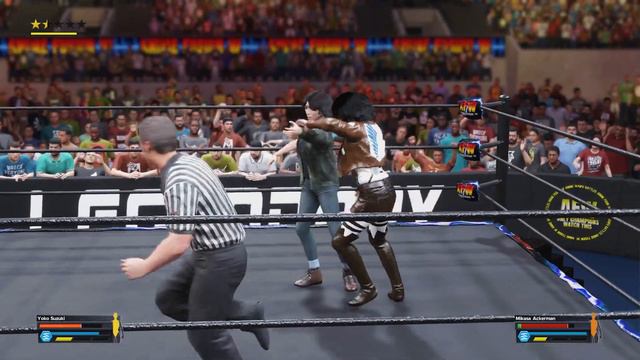 Yoko Suzuki VS Mikasa Ackerman 4 | WWE 2K23 | ANIME | Resident Evil: Oubtreak VS Attack On Titan смотреть онлайн