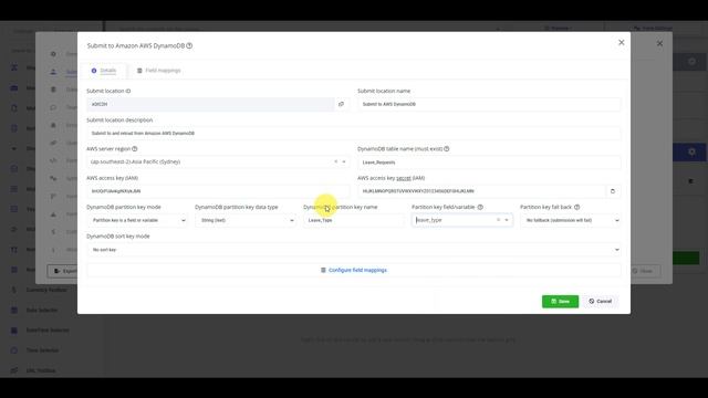 AWS DynamoDB submit location смотреть онлайн
