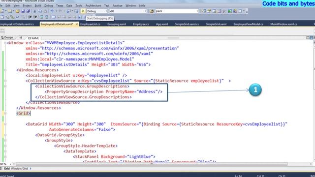 Bind DataGrid to CollectionViewSource смотреть онлайн