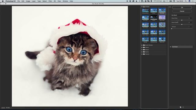 Design a Brush Painting Effect Photoshop Tutorial смотреть онлайн