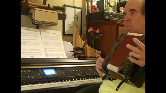Spanish Eyes on accordion смотреть онлайн