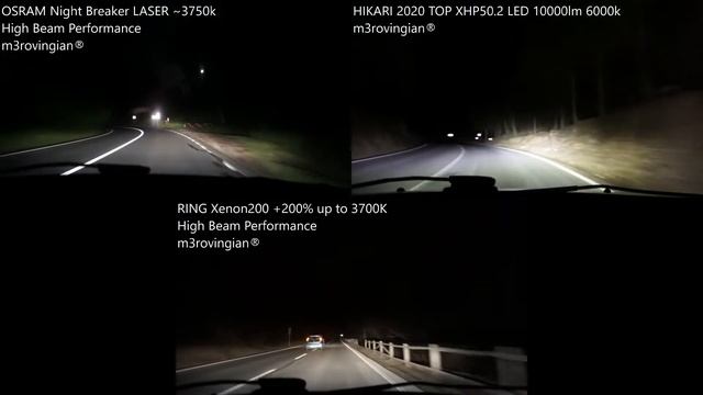 High Beam RING Xenon200, OSRAM Night Breaker LASER, HIKARI 2020 TOP XHP50.2 LED смотреть онлайн
