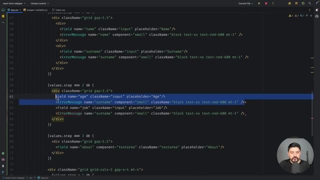 React Ile Form Stepper