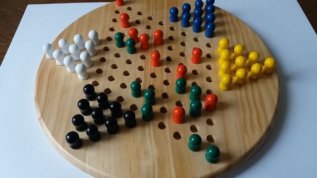 Chinese checkers game - game ' ROSE ' vs ' SIDE 1 ' смотреть онлайн