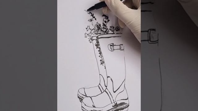 Sketching Giant Boots @mydoodleblue смотреть онлайн