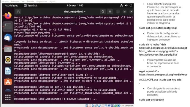 Instalacion PostgreSQL Linux Ubuntu смотреть онлайн