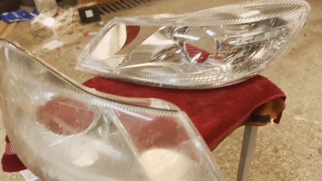 Замена штатных ксеноновых линз на билед модули ILLUM Wide 3.0 на автомобиле Skoda Octavia RS A5 смотреть онлайн