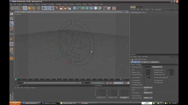 Photoshop Tutorial | Import Logo's into Cinema 4D смотреть онлайн