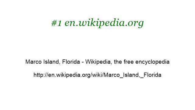 History Of Marco Island, Florida смотреть онлайн