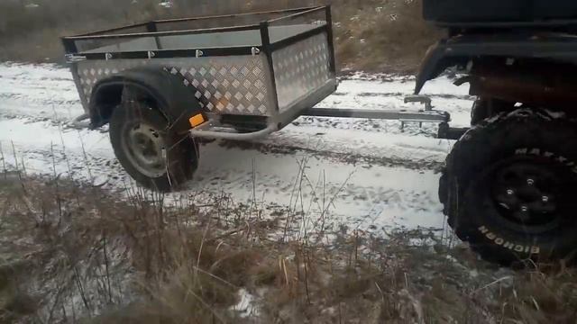 обкатка прицепа для квадрика смотреть онлайн
