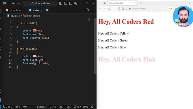 :First-Child :Last-Child :nth-Child Pseudo Selectors | CSS nth child pseudo Selectors смотреть онлайн