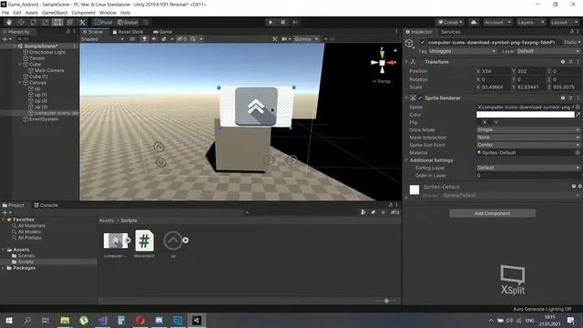 Unity создание управления персонажем под Android смотреть онлайн