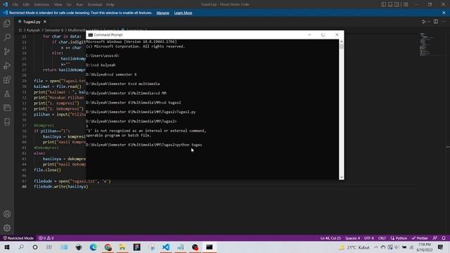 Tugas 2 Penerapan Algoritma Teknik Kompresi RUN LENGTH ENCODE (RLE) смотреть онлайн