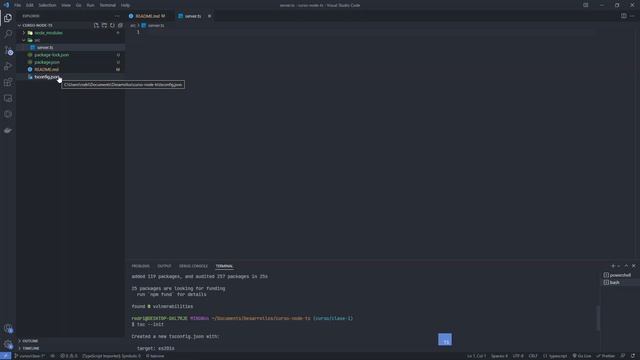 Creando una aplicación de servidor | NodeJS & TypeScript - #1 P1 смотреть онлайн