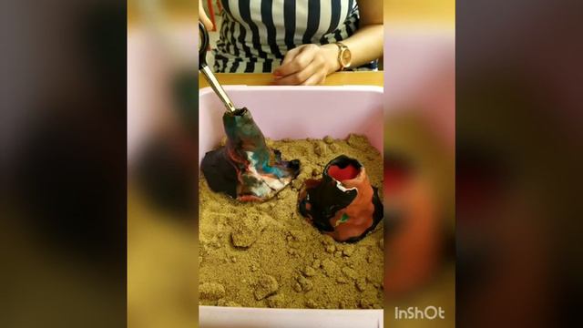 Мастер-класс для педагогов ДОУ "Извержение вулкана". смотреть онлайн