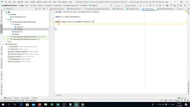 lab 008, Realm persistencia de datos con Realm en android studio. смотреть онлайн