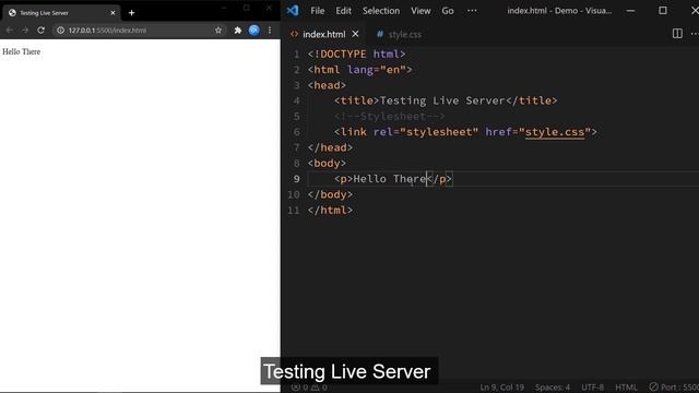 How To Install And Use Live Server Extension In VS Code смотреть онлайн