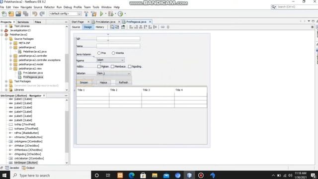 Java CRUD One to Many in Netbeans (MVC) - Tugas Kuliah смотреть онлайн