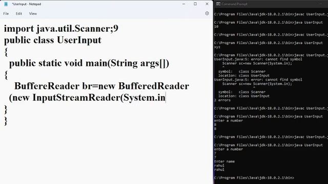 How To Get User Input In Java || Java User Input Program смотреть онлайн