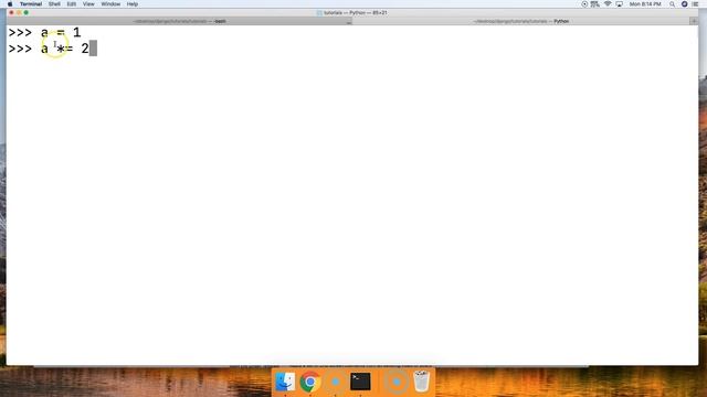 Python 3.7: Multiplication Assignment Operator In Python смотреть онлайн