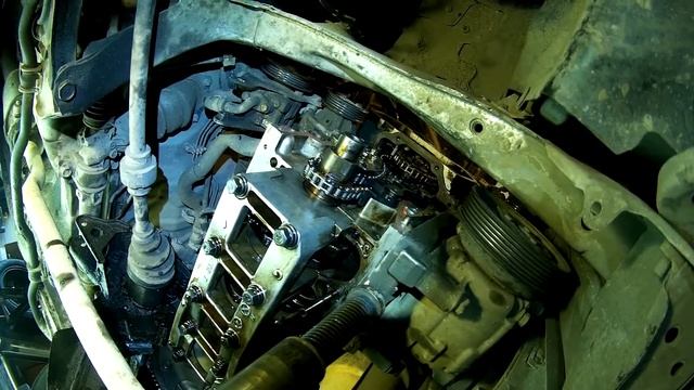 Замена Цепи (Комплект ГРМ) Nissan 199х-200х годов. смотреть онлайн