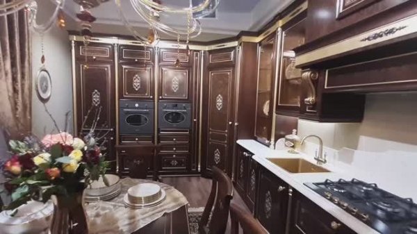 Кухня Esmeralda от VERONA mobili на Mosbuild 2022.