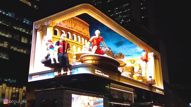 Coex Artium Public Media Art 'Memorial Fountain' (Nov.2022) 4K World Cup Qatar 2022 cheering video смотреть онлайн