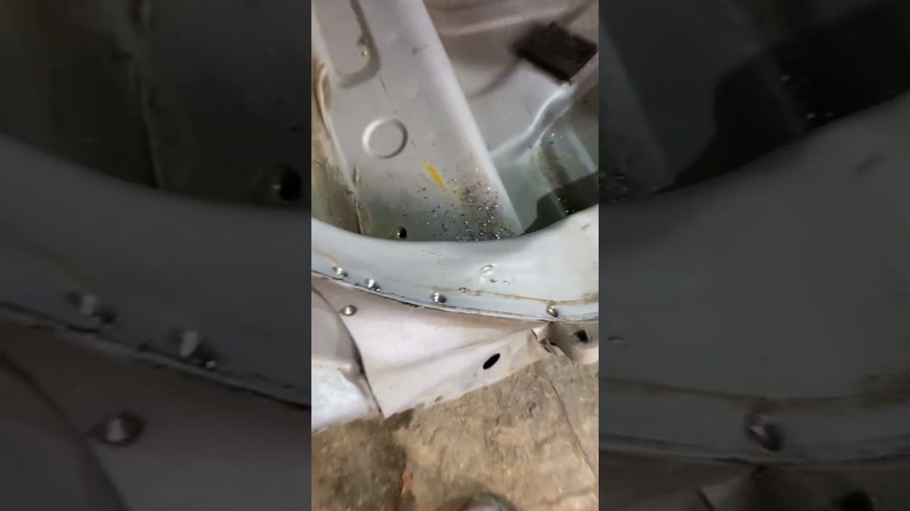 Рихтовка после ДТП тазик сильный залом и заднего крыла смотреть онлайн