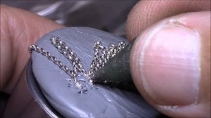 Закрепка камней Stone setting (Цепочка)