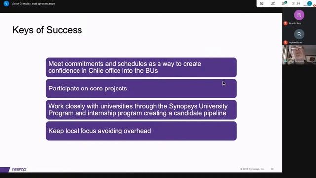 Industrial Talks 2020 - Synopsys, Chile - Victor Grimblatt - July 15, 2020 смотреть онлайн