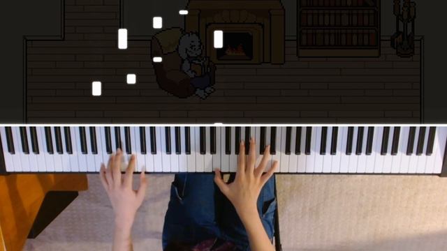 Home - Undertale (Piano Tutorial) смотреть онлайн