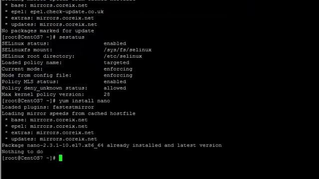 Disable SELinux on RHEL 7 / CentOS 7 смотреть онлайн